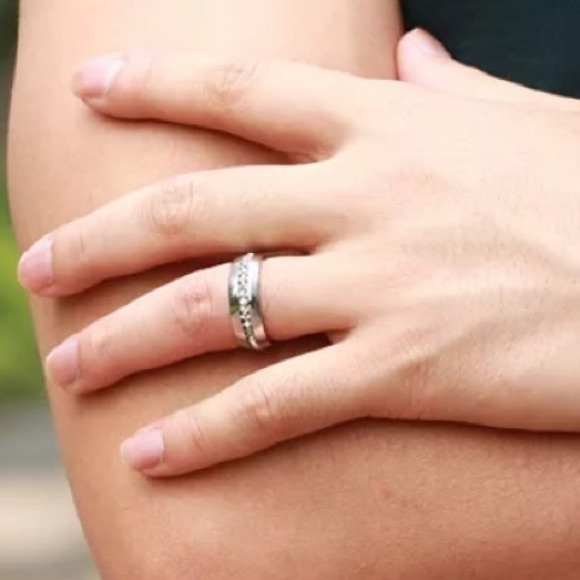 NEW 316L Stainless Steel  Titanium Men/Women TRing - Picture 5 of 5